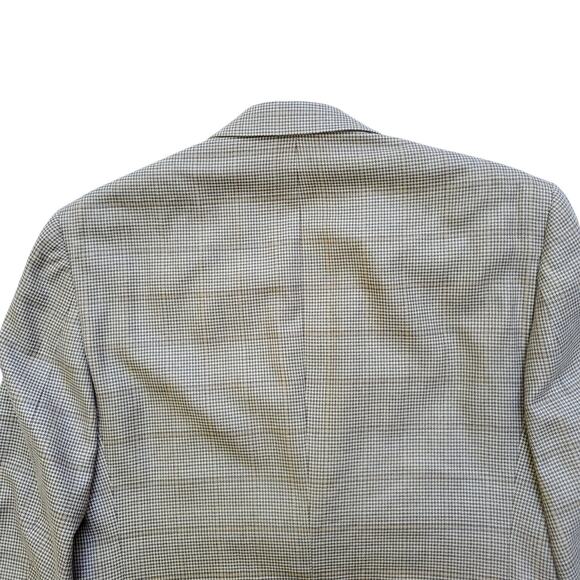 JoS. A. Bank Signature Collection Silk Wool Houndstooth Sport Coat Blazer 40R - Picture 9 of 16